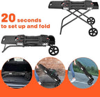 Outdoor Grill Stand for Weber Q1200, Q1000, Q2200, Q2400, Portable Grill Cart for Blackstone 17"& 22" Table Top Griddles, for Weber Grill,Griddle Stand for Blackstone,for Travel and Camping