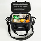 Magnetic Backpack Cooler Bag, Cold Retention Soft Coolers 30 Can Insulated Soft Sided Cooler with Waterproof Bag