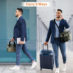 Lifewit Medium Lunch Bag Insulated Lunch Box Soft Cooler Cooling Tote for Adult Men Women, Dark Green 12-Can (9L)