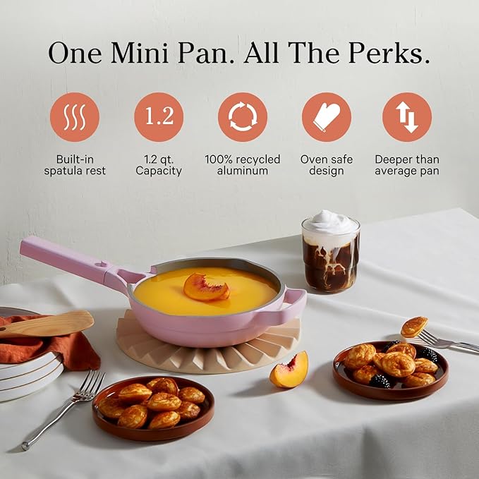 Our Place Always Pan Duo - Standard & Mini Always Pan 2.0 Bundle | Multi-Functional Cookware Set Replaces 20 Pieces | Steam