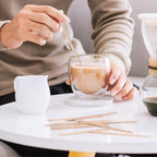 2000 Wooden Coffee Stirrers, 4.4 inches Stir Sticks Disposable Swizzle Stir Sticks for Coffee and Cocktails