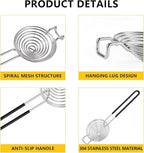 NileHome Egg Separator Egg Yolk White Separator Stainless Steel Egg White Yolk Sifting Filter Egg Divider Kitchen Tool for Baking Cake, Kitchen Gadget Cooking/Baker Tool (Black)