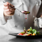 CREATIVECHEF Professional Chef Plating Kit, 7 Piece Culinary Plating Set, Black, Stainless Steel