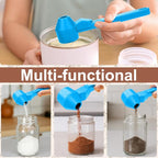 Palksky Coffee Scoop & Funnel for Reusable K Cup Refillable Coffee Pods,2 Tablespoon Coffee Measuring coffee Scooper,1PCS (Sky Blue)