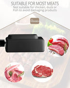 HOMGEN Meat Tenderizer for KitchenAid-Stainless Steel Meat Tenderizer Attachment with Durable Gears-Universal Fit All KitchenAid Models -Professional Meat Pounder for Beef/Pork/Includes Sturdy Cover