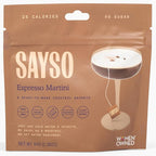 SAYSO: Espresso Martini Instant Cocktail Tea Bags | Infuses with Cold Water & Spirits for a Premium Craft Cocktail or Mocktail (25 Calories, 5g Sugar), 8-Pack