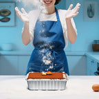 2lb Aluminum Loaf Baking Pans,Heavy Duty Foil Baking Container for Baking Holiday Treats Food Storage, Takeout,Homemade or Commercial- 8.5 x 4.5 x 2.5 (50 Pack)