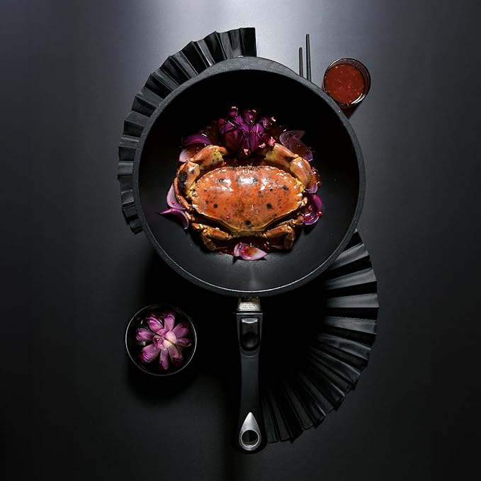 AMT Gastroguss The World´S [...] Extra Large Wok Non-Induction, Diameter 32 cm, Height 10 cm, cast Aluminium, Lotan® Non-Stick Coating, AMZN-1032S-US