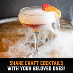 Whiskey Smoker Kit with Torch & 8 Flavors Wood Chips - Old Fashioned Smoker Kit - Bourbon Gifts for Men, Cocktail Smoker kit - USA Oak Smoke Lid (No Butane)