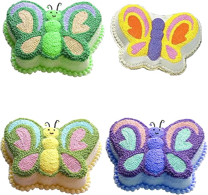 Butterfly Shaped Birthday Cake Pan Mould Aluminum 3D Animal DIY Cake Baking Pan for Birthday, Anniversary, Party, Christmas