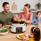 Ninja Foodi PossibleCooker PRO MC1000 8.5Qt Multicooker 8 in 1 Slow Cooker, Dutch Oven, Steam Bake Roast Sear Sauté Bread Maker Warmer, Glass Lid, Integrated Spoon, Nonstick (White)