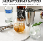 Stemless Wine Glasses Set of 8, 18 Ounces Red & White Wine Glasses for Party, Lead-free, Ideal Wine Accessories Gift (Clear)