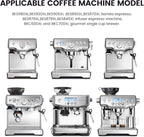 12-Pack Charcoal Water Filters Compatible with Breville BWF100 Machines, Breville Espresso Machine Water Filter Replacement