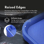 New Star Foodservice Fast Food Tray, Set of 12 (Red, 14 by 18-Inch)