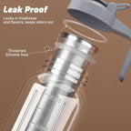 Cold Brew Coffee Maker Jar - 64oz Thick Glass Multipurpose Mason Pitcher Spout Lid with Handle & Stainless Steel Filter for Iced Coffee, Lemonade, Ice Tea, Homemade Fruit Drinks Container（2Pack）