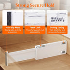 Lifewit 20 Pack Drawer Dividers 4" High, 11-17" Adjustable Dresser Drawer Organizers for Clothes, Expandable Dresser Separators in Bedroom/Bathroom/Kitchen/Vanity/Office Organization and Storage,White