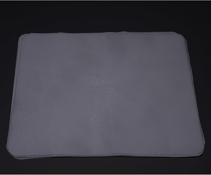 Non-Stick Silicone Dehydrator Liners: 12.5x9.8 inch Fit Cercker/DBC-07A/DBC-14A BPA-Free Easy Clean Reusable Mesh Sheets for Healthy Snacks 14-Pack