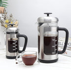 Easyworkz Stainless Steel French Press 34 oz Coffee Tea Maker with Soft Grip Handle