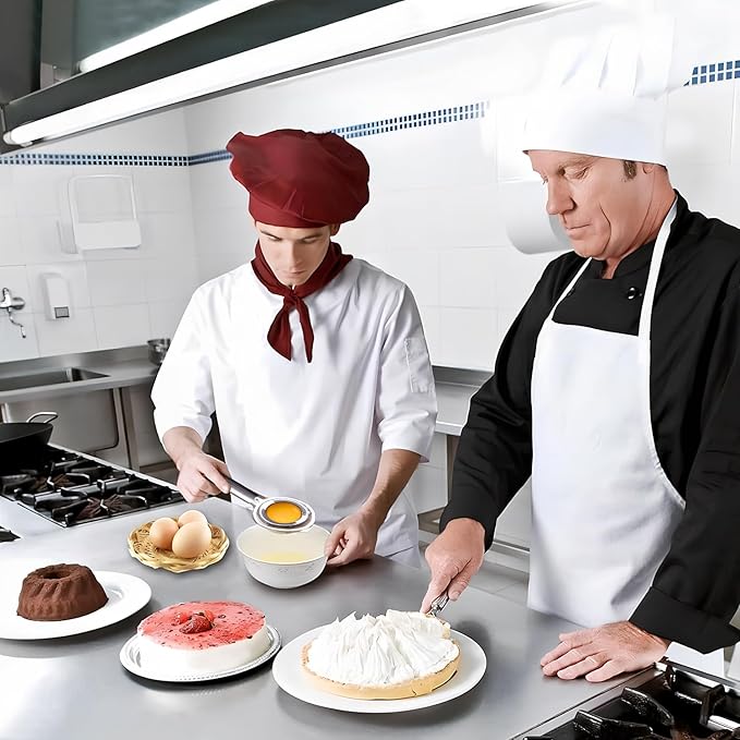 Egg Separator,Stainless Steel Egg Yolk White Separation Tool