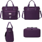 Weitars Lunch Bag for Women Work,Insulated Lunch Box Extra Large Lunch Tote Bag,Wide-Open Tote Cooler Bag With Removable Shoulder Strap with Side Pocket,Lunchbag For Picnic Hiking Beach