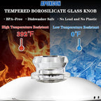 Electric Coffee Percolator Stainless Steel Coffee Maker with Clear Brew Progress Tough Glass Knob and On/OFF Switch Classic Coffee Pot with Keep Warm & Cordless Serve No Aluminum (12 Cup)