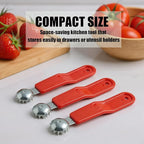 Strawberry Tomato Corer Huller Stem Remover, Kitchen Food Prep Tool, 3 Pack