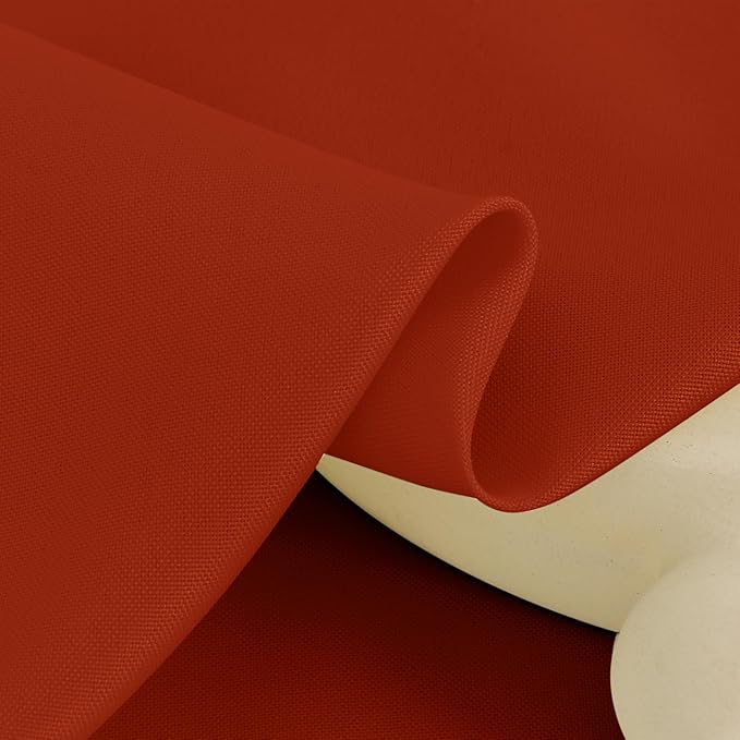 Fitable 6 Pack Rust 90?56 Inch Rectangle Tablecloth - Stain Resistant and Washable Table Cover, Polyester Fabric Table Cloth for Wedding, Party, Banquet, Formal Events