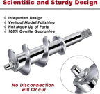 Stainless Steel Food Grinder Attachment for KitchenAid Mixers, Dishwasher Safe Meat Processor Aceesory Included 3 Sausage Stuffer Tubes