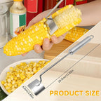 Corn Peeler for Corn on the Cob,2025 New Long Handle Stainless Steel Corn Stripping Tool,Corn on the Cob Remover,Corn Peeler Tool,Suitable for Home Kitchen and Outdoor Dining (1Pcs)