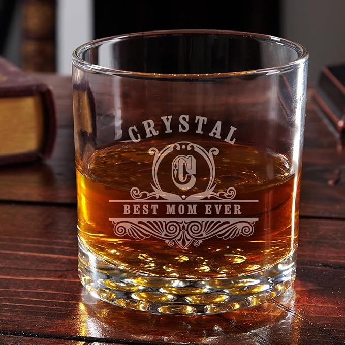HomeWetBar Ultra Rare Edition Engraved Buckman Whiskey Glass