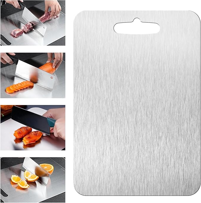 SHIRIA Titanium Cutting Board, Cutting Boards For Kitchen, Double-Sided Titanium Cutting Board for Cutting Vegetables And Meat (16 * 10 in)
