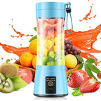 Portable Blender Make Shakes and Smoothies - USB Rechargeable Personal Size Mini Blender Freshly Squeezed, 380Ml BPA Free Travel Cup in Picnic/Office/Gym
