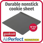 GoodCook AirPerfect Non-Stick Air Insulated 16” x 14” Cookie Sheet - Carbon Steel Cooking Pans, No Burn Insulation Bakeware, Cookie Sheets for Baking, Oven Pan Set
