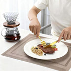 Gold 40 Piece Silverware Set,Stainless Steel Flatware Set for 8,18/0 Rust-Proof Cutlery Set with Forks & Spoons,Mirror Polished Dishwasher Safe - Heavy Duty Tableware for Home & Dining