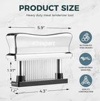 Kitexpert Meat Tenderizer Tool with 48 Ultra Sharp Stainless Steel Blades, Heavy Duty Design with Detachable Base for Easy Cleaning, Perfect for Tenderizing Chicken, Steak