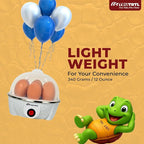 Electric Egg Cooker | Boils upto 7 eggs | Poacher | Omelet maker | Vegetable steamer, dumpling & More | Marble