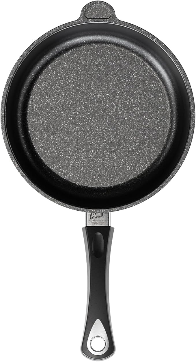 AMT Gastroguss The World´S [.] Casserole Frying pan Non-Induction, Diameter 24 cm, Height 7 cm, cast Aluminium (Aluminium), Lotan® Non-Stick Coating for Fat-Free-Frying, AMZN-724-US