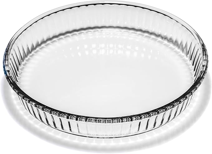 Red Co. Round Clear Glass Casserole Baking Dish, Oven Basics Bakeware — 1.8 Quart - 10¼" x 1¾"