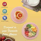 Wheat Straw Bowl Sets,6 PCS Unbreakable Cereal Bowl 36 OZ,Microwave and Dishwasher Safe Bowls,Kitchen Bowls BPA Free for Serving Soup,Oatmeal and Salad （Sakura）