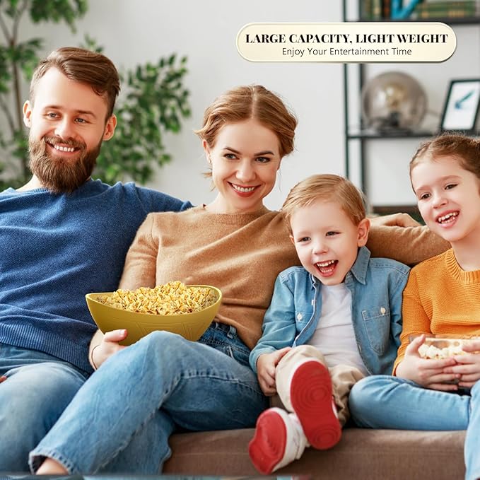 Homienly 60oz Wheat Straw Bowls Set of 6 Salad bowls Large Capacity Popcorn Bowl Unbreakable Serving Bowls Microwave & Dishwasher Safe Bowl Set Alternative for Plastic Bowls for Kitchen - Multi-colors