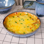 Porcelain Au Gratin Dishes,Baking Dish microwave & Oven Safe, Casserole Dishes, Gratin Dishes Set for Lasagna & Cobblers, 17 oz 7.9 INCH