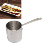 Butter Warmer Pot Quick Heat Conduction Three Layer Stainless Steel Butter Warmer with Accurate Scale Holes (450ML)