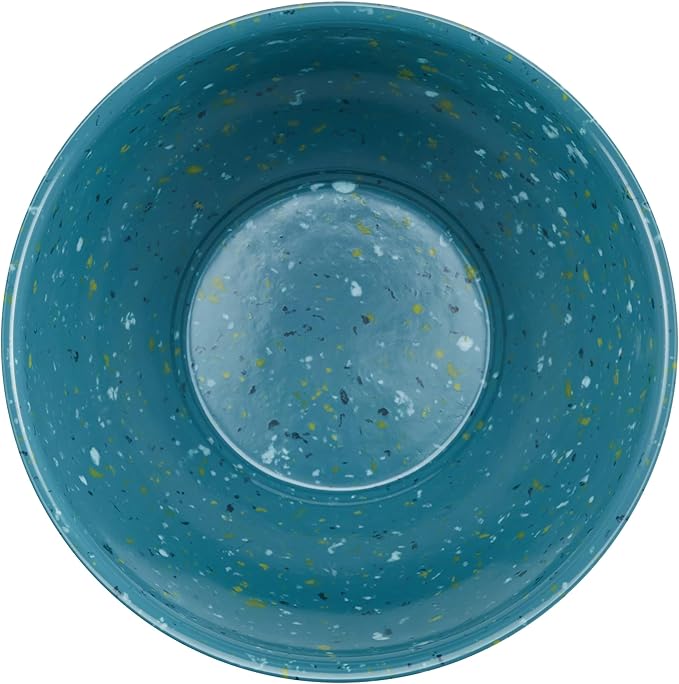 Rachael Ray Accessories Kitchen Pantryware Multi Purpose/Salad Serveware/Melamine Garbage Bowl, 4 Liters, Agave Blue