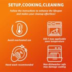 Enameled Cast Iron Cookware Set, 5-Piece Ceramic Coated Pots & Pans with Dutch Oven and Lid, PFAS/PTFE/PFOA-Free, Induction Gas Oven Safe, Cream White Cookware Set