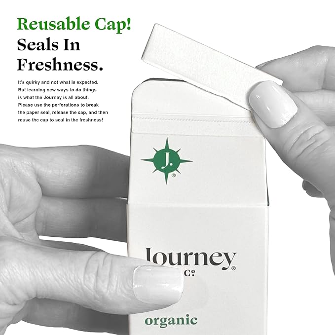 Gourmet Organic Moroccan Spice Rub & Organic Za’atar Gift Set by Journey Spice Co. | Salt-Free | Mediterranean Seasoning | Poultry, Chicken, Shawarma, Tagine, Meat & Vegetable Seasoning | Non-GMO, Natural | 6.17 oz. (total) | Resealable/Reusable Cap