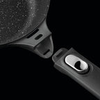 BergHOFF GEM 9Pc Non-stick Cookware Set, Best for Glass Top Cooktop and Gas Stove, Black