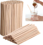 3000 Pack Birch Wood Coffee Stir Sticks 7 Inch Disposable Wooden Coffee Stirrers Bulk Cakesicle Sticks Long Tea Stirring Stick Round End Swizzle Beverage Mixer for Cocktail Hot Chocolate Drink Summer
