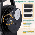 Newhai Commercial Spring Onion Slicer Scallion Cutter Shredder Electric Vegetable Cutter for Garlic Ginger Chili Potato with 3 Inlets, 1-5mm Thickness, 304 Stainless Steel Blade, 6000BPM, 200W