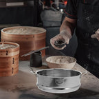 STOBAZA 22cm/8.6in Stainless Steel Steamer Basket for Food Steamer Basket Insert Steam Rack Trivet, Steamer Grid Compatible with InstantPot Pressure Cooker Kitchen Cookware