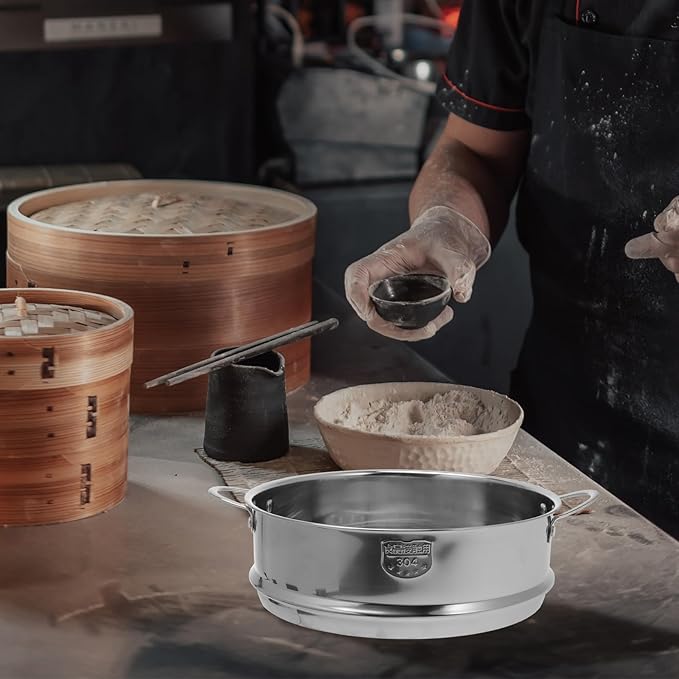 STOBAZA 22cm/8.6in Stainless Steel Steamer Basket for Food Steamer Basket Insert Steam Rack Trivet, Steamer Grid Compatible with InstantPot Pressure Cooker Kitchen Cookware